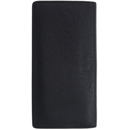 Louis Vuitton Portefeuille Plaza M30501 Taiga Leather Noir Black Long Wallet