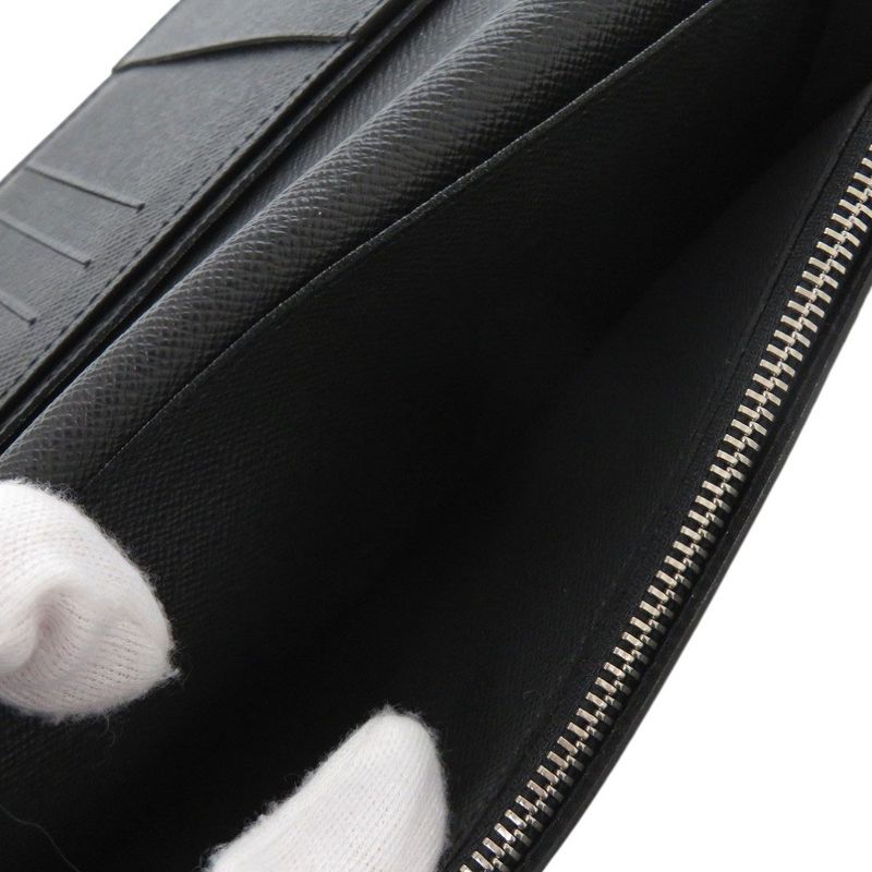 Louis Vuitton Portefeuille Plaza M30501 Taiga Leather Noir Black Long Wallet