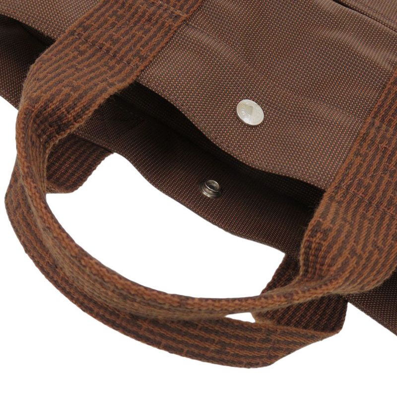 Hermes Her Line Tote MM Canvas Brown Tote Bag Brown 1817 Hermes Men's