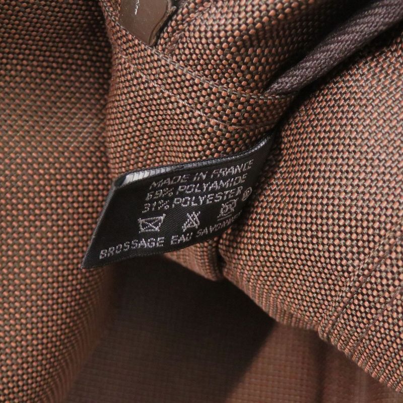 Hermes Her Line Tote MM Canvas Brown Tote Bag Brown 1817 Hermes Men's