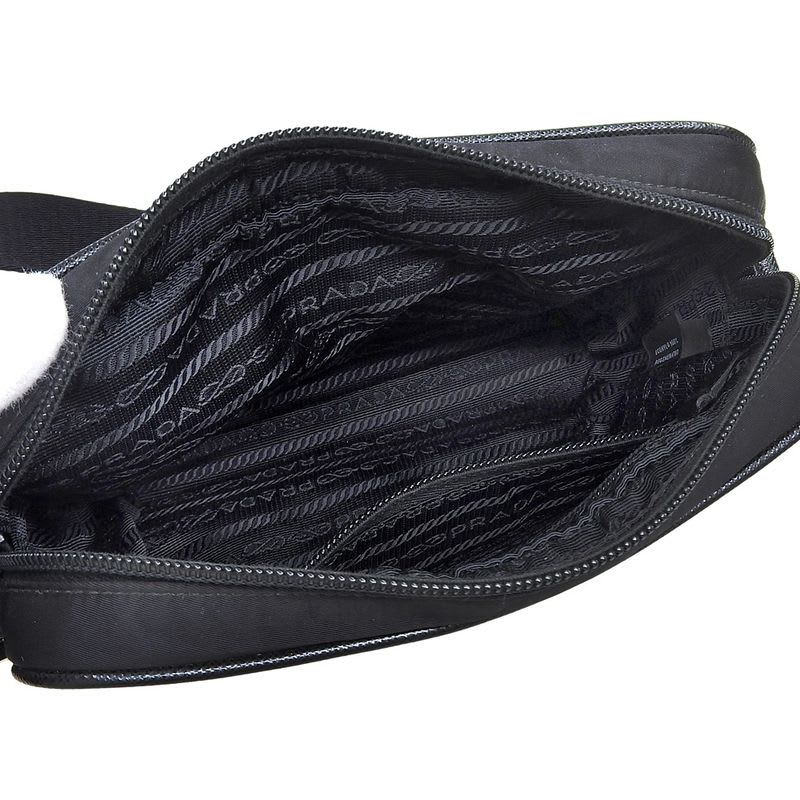 Prada Crossbody Shoulder Saffiano Black Bag
