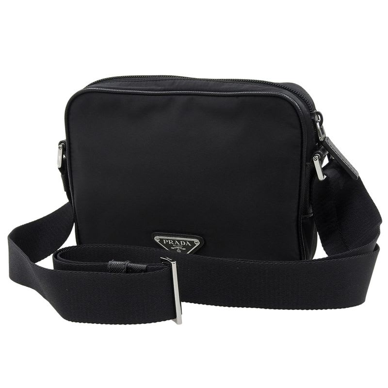 Prada Crossbody Shoulder Saffiano Black Bag