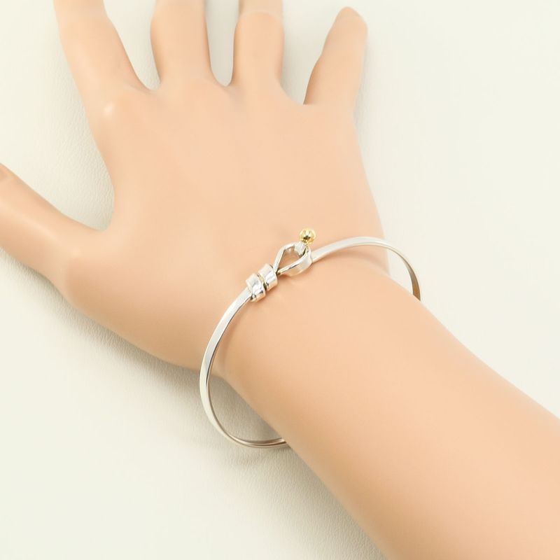 Tiffany & Co Tiffany & Co Love Knot 18k Yellow Gold Silver 925 Bangle Total