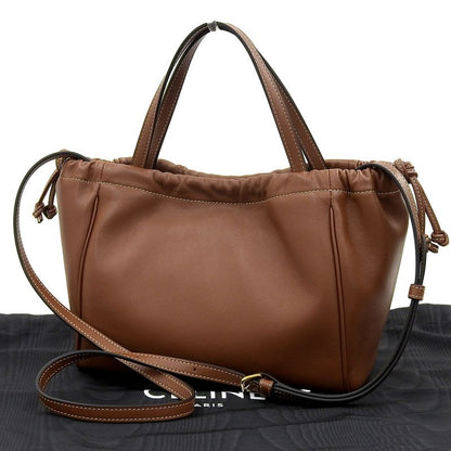 Celine Triomphe Small Cabas Drawst Ring Cuile Shoulder Bag