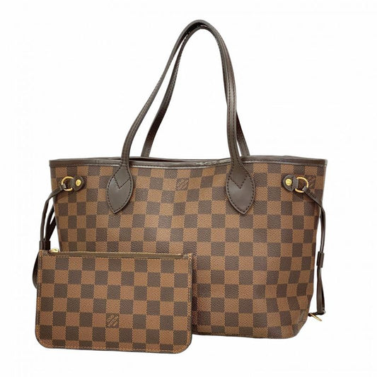 Louis Vuitton Damier Neverfull PM N41359 Ebene Womens Tote Bag