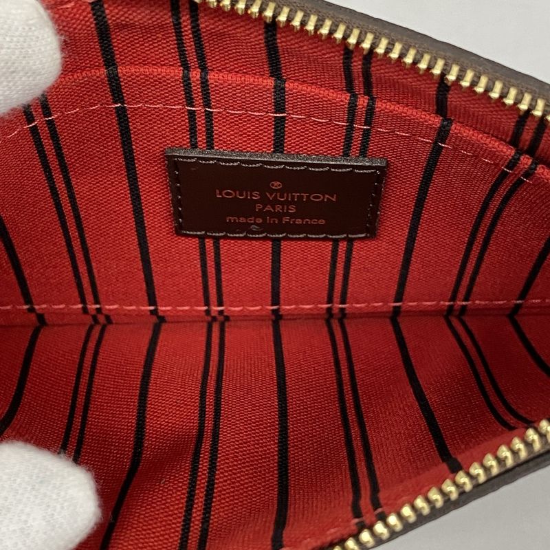 Louis Vuitton Damier Neverfull PM N41359 Ebene Womens Tote Bag