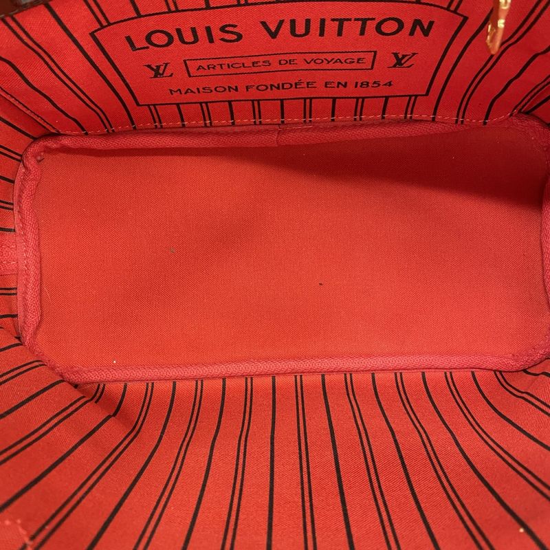 Louis Vuitton Damier Neverfull PM N41359 Ebene Womens Tote Bag