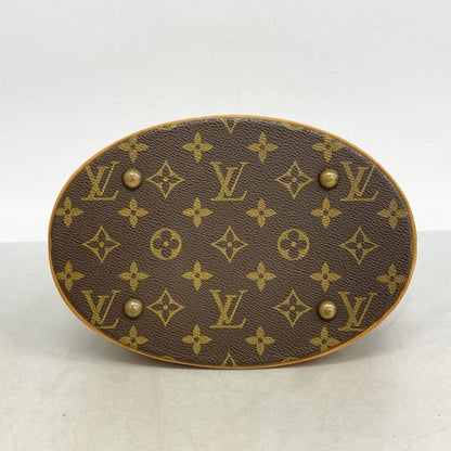 Louis Vuitton Tote Bag Monogram Bucket PM M42238 Brown Ladies