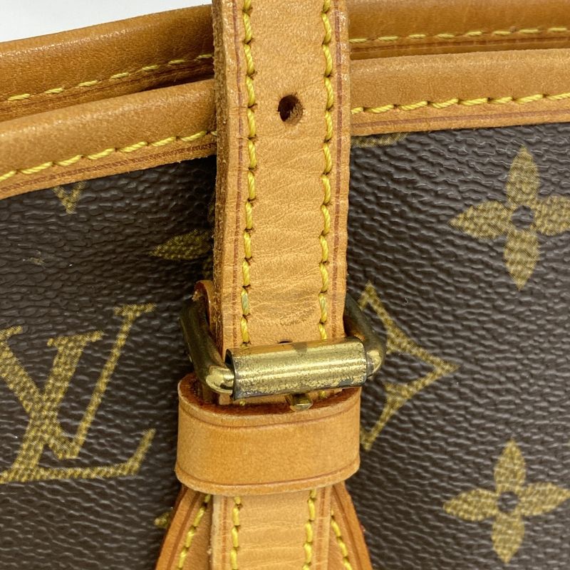 Louis Vuitton Tote Bag Monogram Bucket PM M42238 Brown Ladies