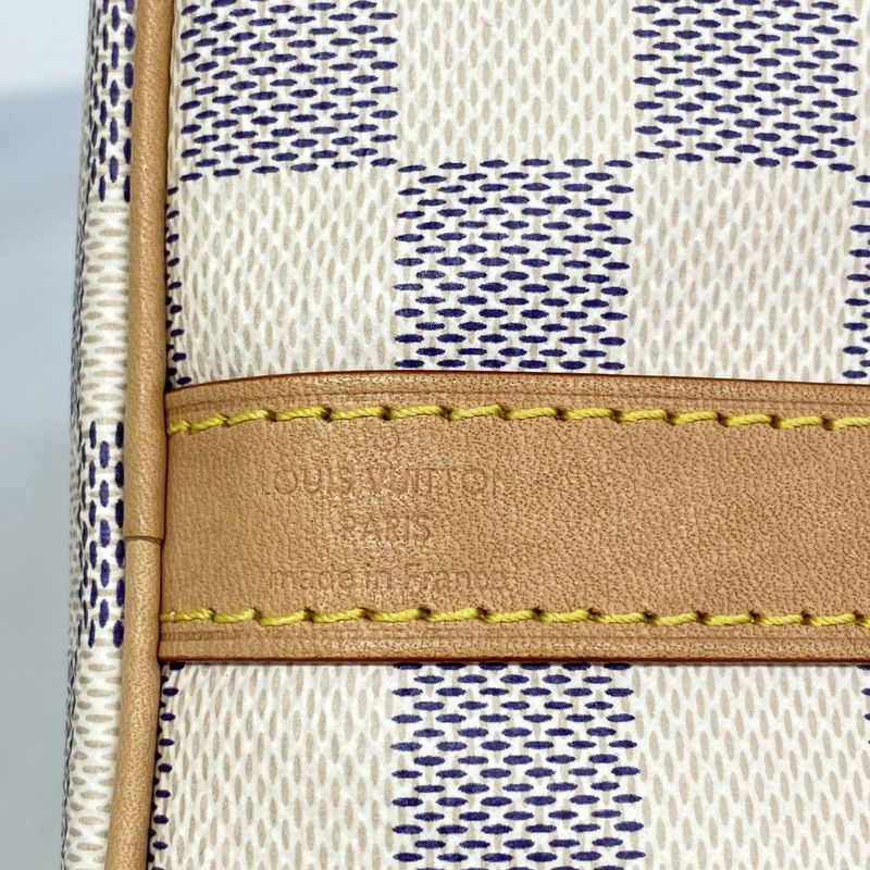 Louis Vuitton Handbag Damier Azure Speedy Bandoliere 25 N41374 White 2-way Bag