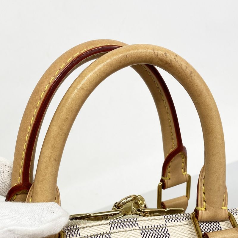 Louis Vuitton Handbag Damier Azure Speedy Bandoliere 25 N41374 White 2-way Bag