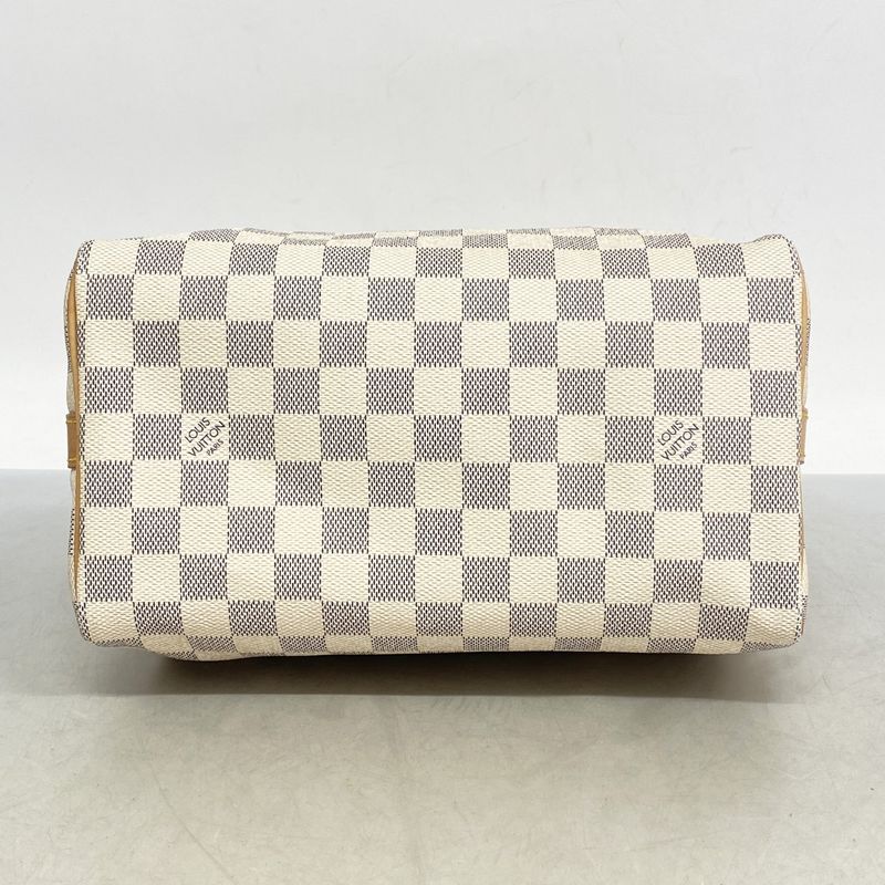 Louis Vuitton Handbag Damier Azure Speedy Bandoliere 25 N41374 White 2-way Bag