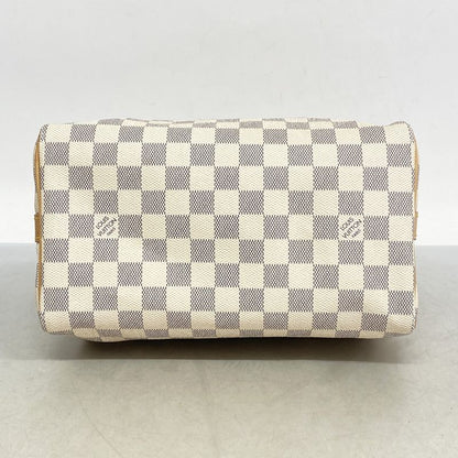 Louis Vuitton Handbag Damier Azure Speedy Bandoliere 25 N41374 White 2-way Bag