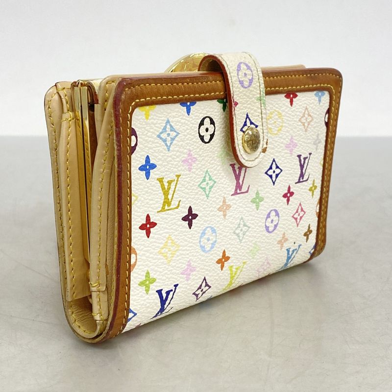 Louis Vuitton Wallet Monogram Multicolor Portefeuille Viennois M92987 Bronze