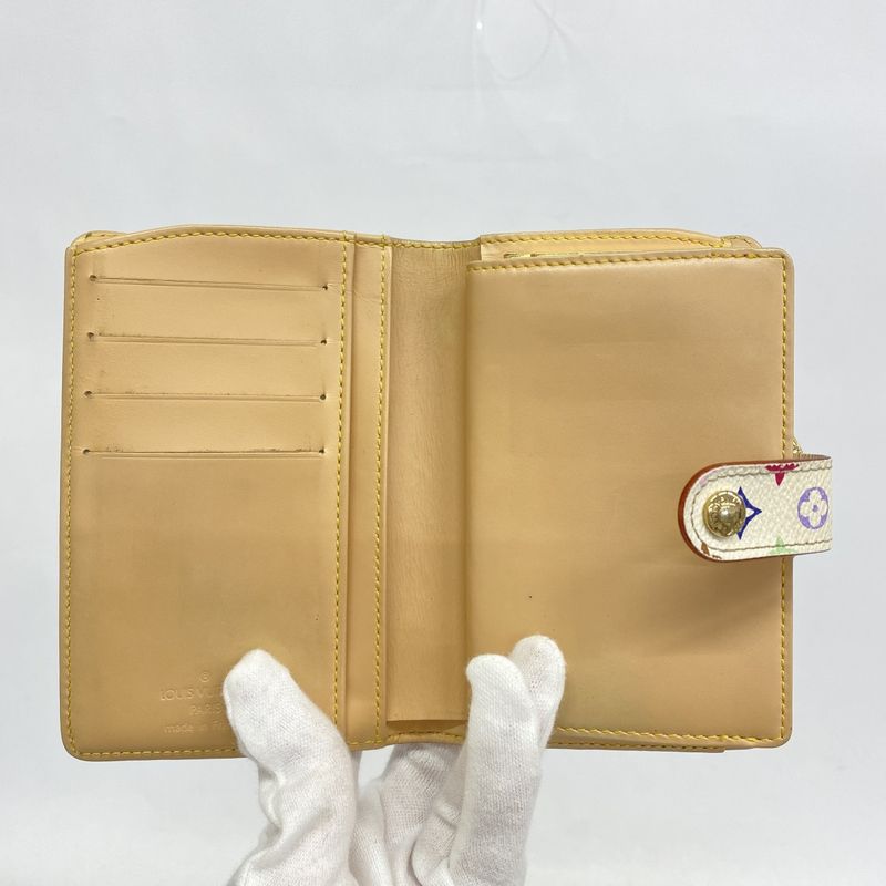 Louis Vuitton Wallet Monogram Multicolor Portefeuille Viennois M92987 Bronze