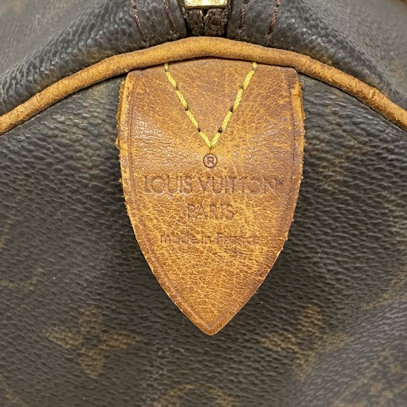 Louis Vuitton Handbag Monogram Speedy 30 M41108 Brown Ladies