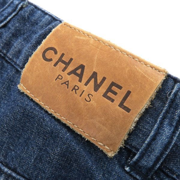 Chanel 00t Denim Skirt P15578