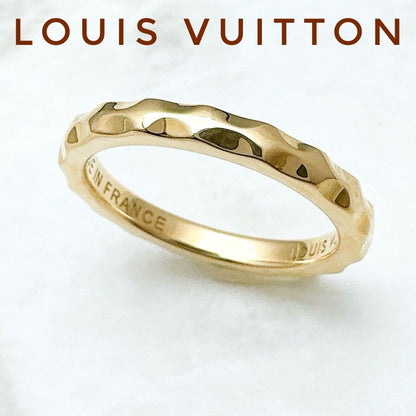 Louis Vuitton Monogram Infini Yellow Gold Ring 49 Approx