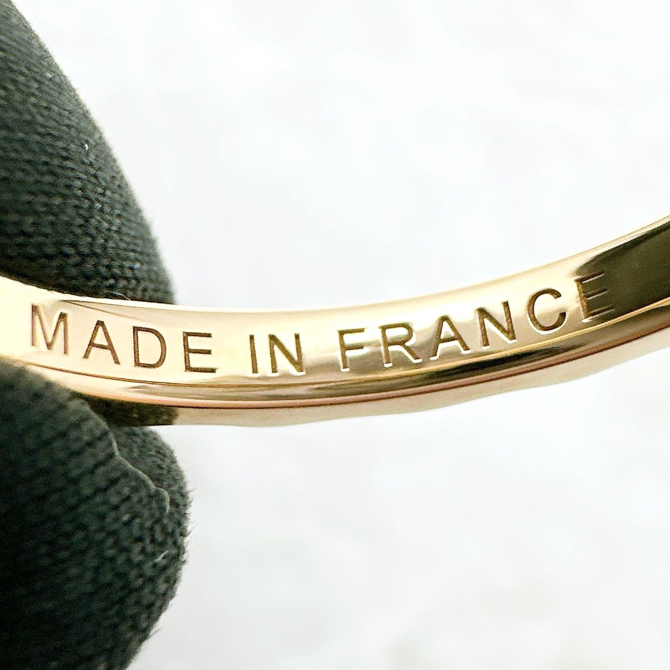 Louis Vuitton Monogram Infini Yellow Gold Ring 49 Approx