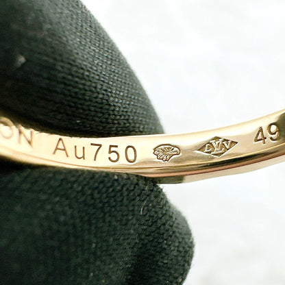 Louis Vuitton Monogram Infini Yellow Gold Ring 49 Approx