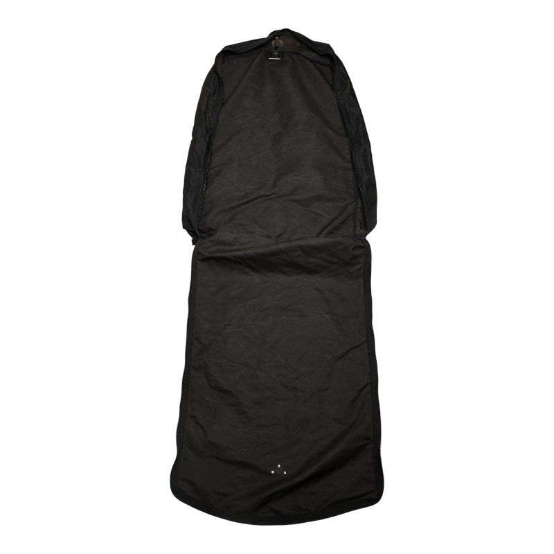 Prada Triangle Logo Plate Garment Case Garment Cover Black Nylon Women's Prada