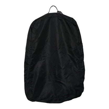 Prada Triangle Logo Plate Garment Case Garment Cover Black Nylon Women's Prada