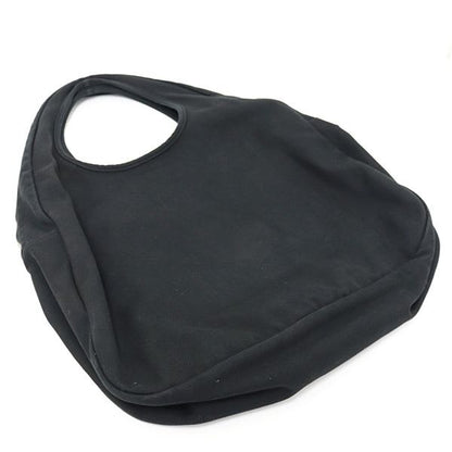 Prada Canvas Hobo Bag Shoulder Black 2 Vy005 Embossed Logo