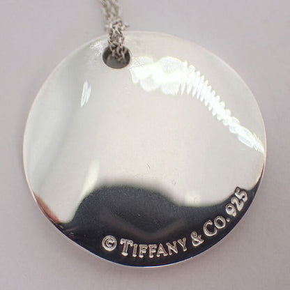 Tiffany & Co 925 Notes Round Pendant Necklace j109-9