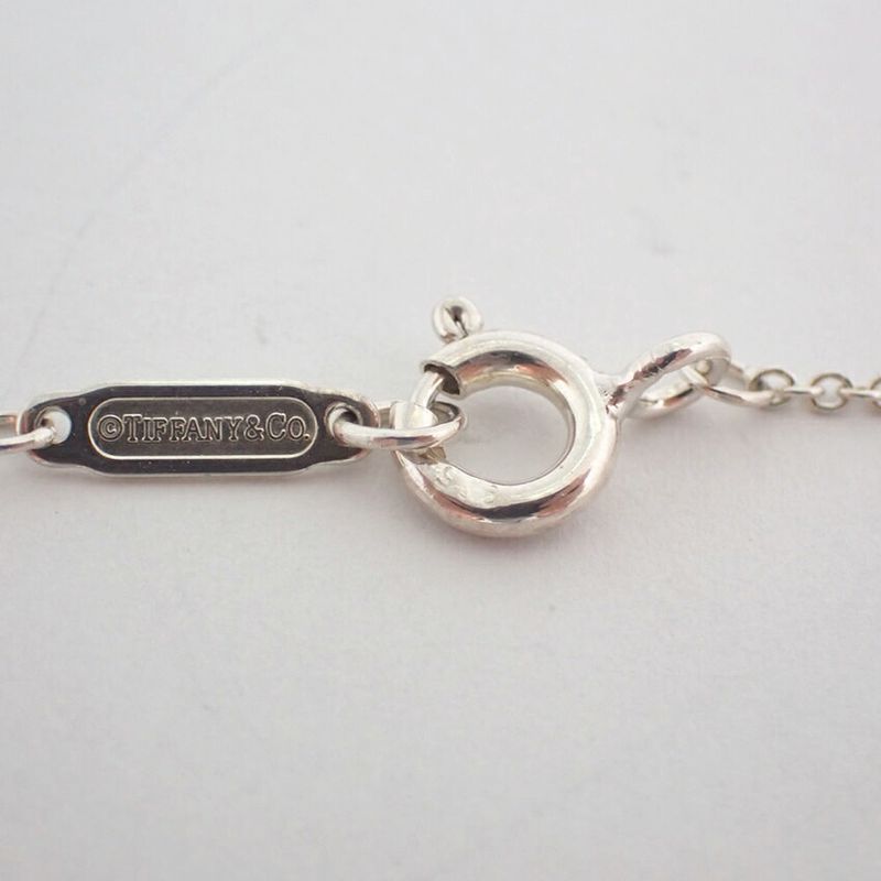 Tiffany & Co 925 Notes Round Pendant Necklace j109-9