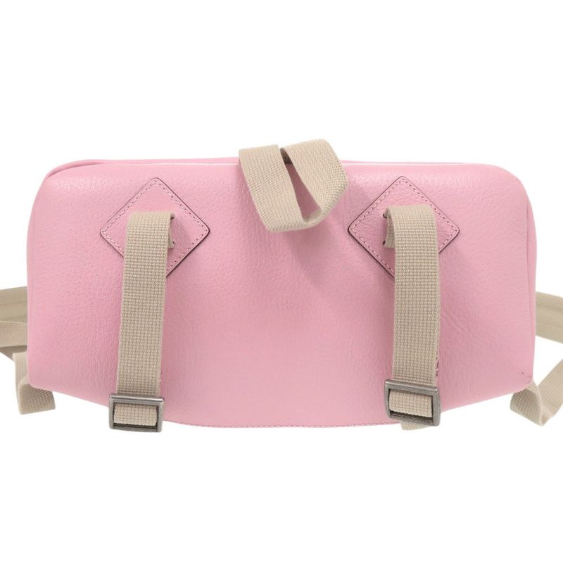 Gucci North Face Collaboration 650288 Nylon Leather Pink Backpack Daypack 1548