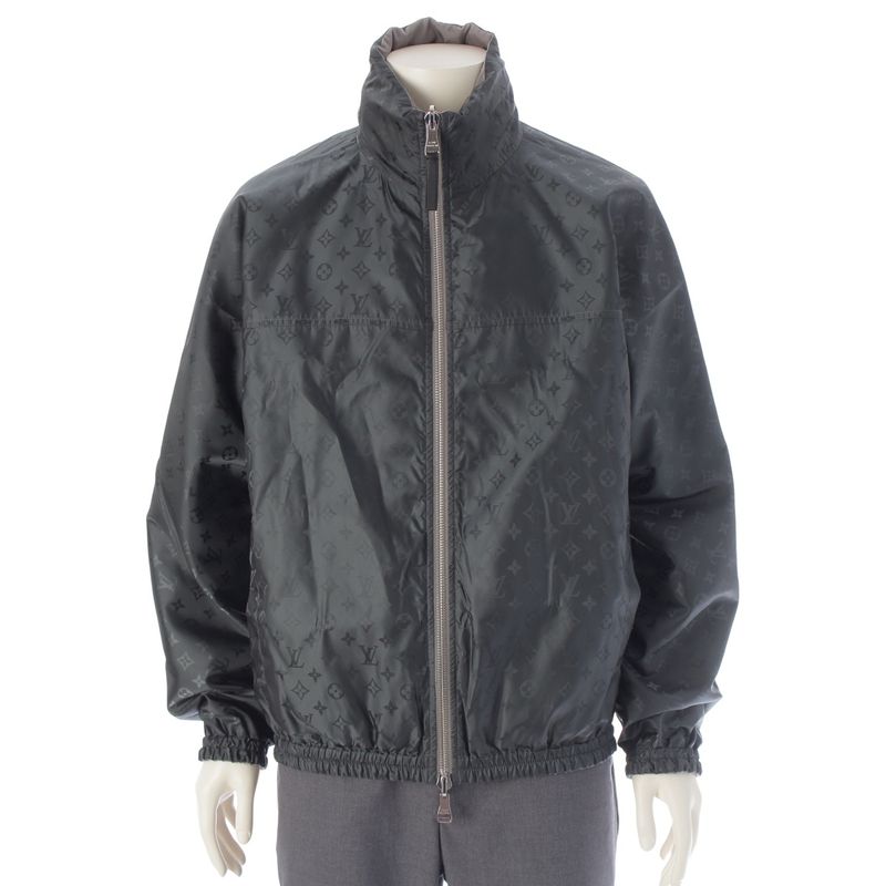 Louis Vuitton 19AW Nylon Reversible Hood Blouson Jacket Hgb46wpis Gray 48