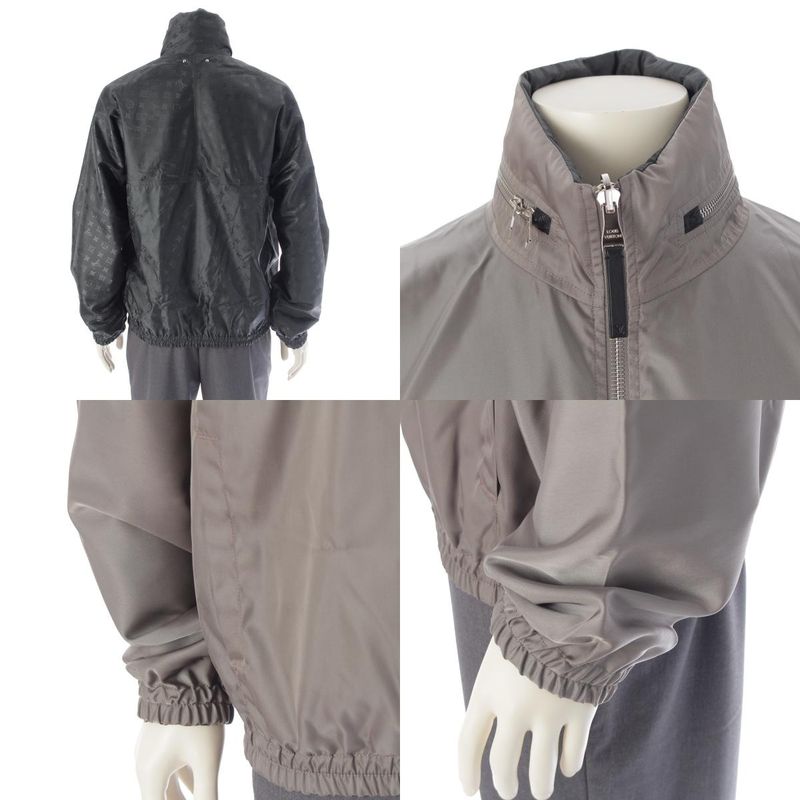 Louis Vuitton 19AW Nylon Reversible Hood Blouson Jacket Hgb46wpis Gray 48