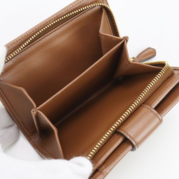 Prada City Calf Tab Wallet 1 Ml018 2 CNP F0046 Bifold Leather