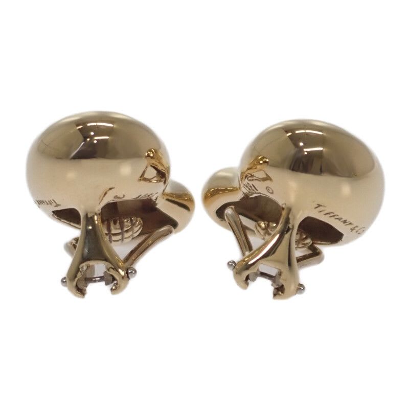 Tiffany & Co Bean Earrings Vintage 18K Yellow Gold