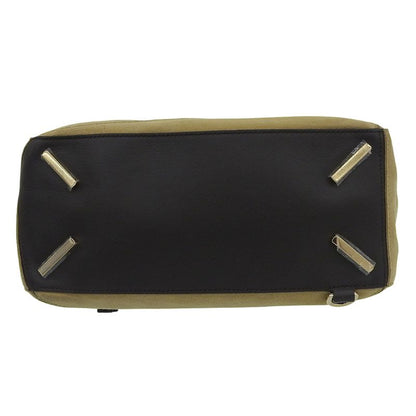 Loewe Puzzle Shoulder Suede Beige Bag
