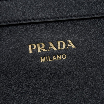 Prada 2-Way Tote Buckle Small Shoulder Bag