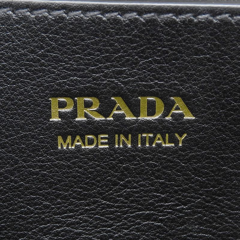 Prada 2-Way Tote Buckle Small Shoulder Bag