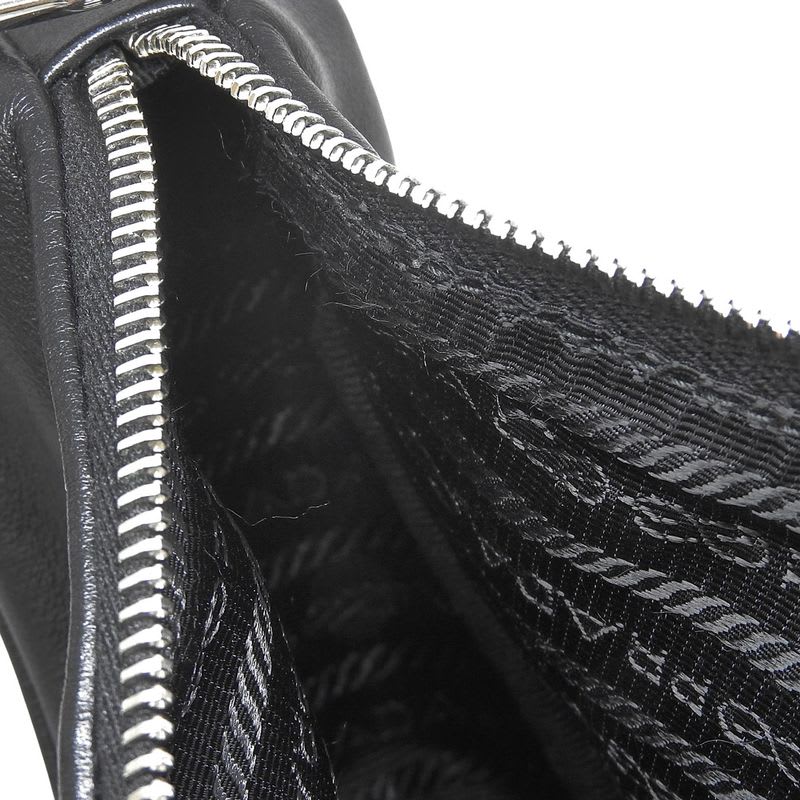 Prada Triangle Shoulder Mini Black Bag