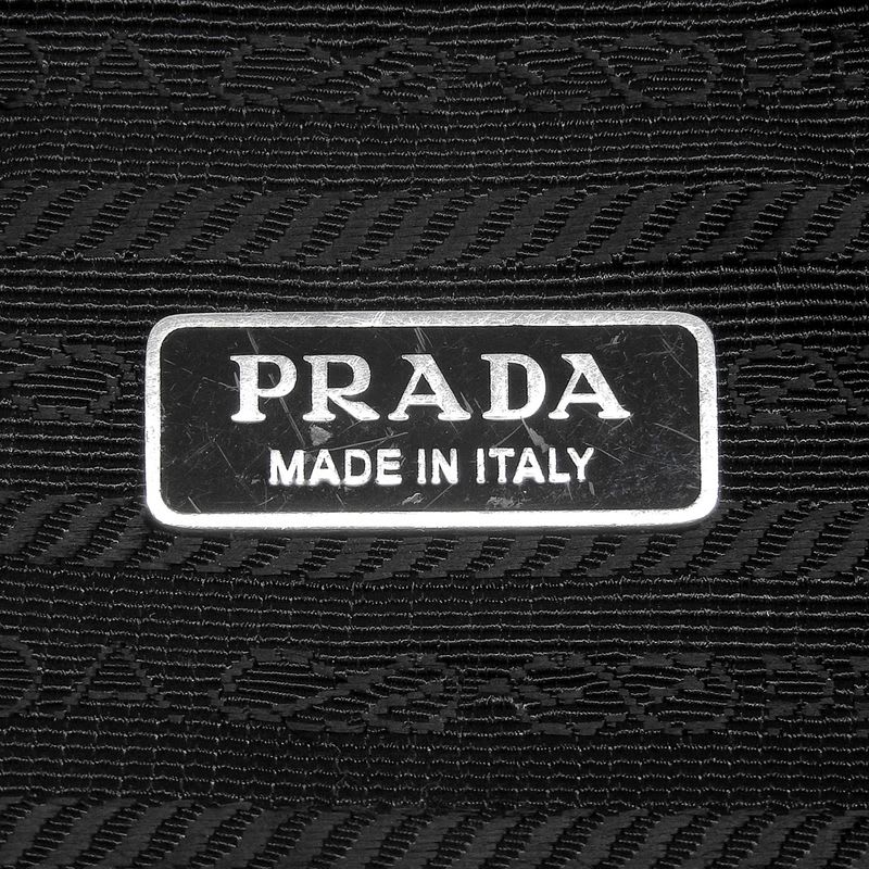 Prada Triangle Shoulder Mini Black Bag