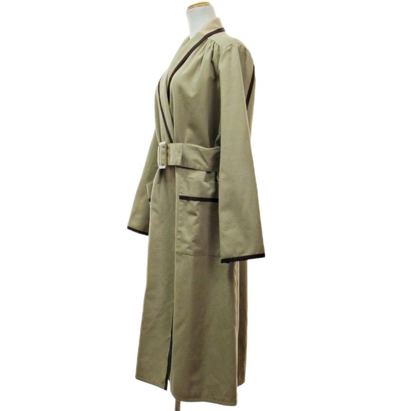Christian Dior Christian Dior Vintage Wool Lined Belted Coat Jacket 11 Beige