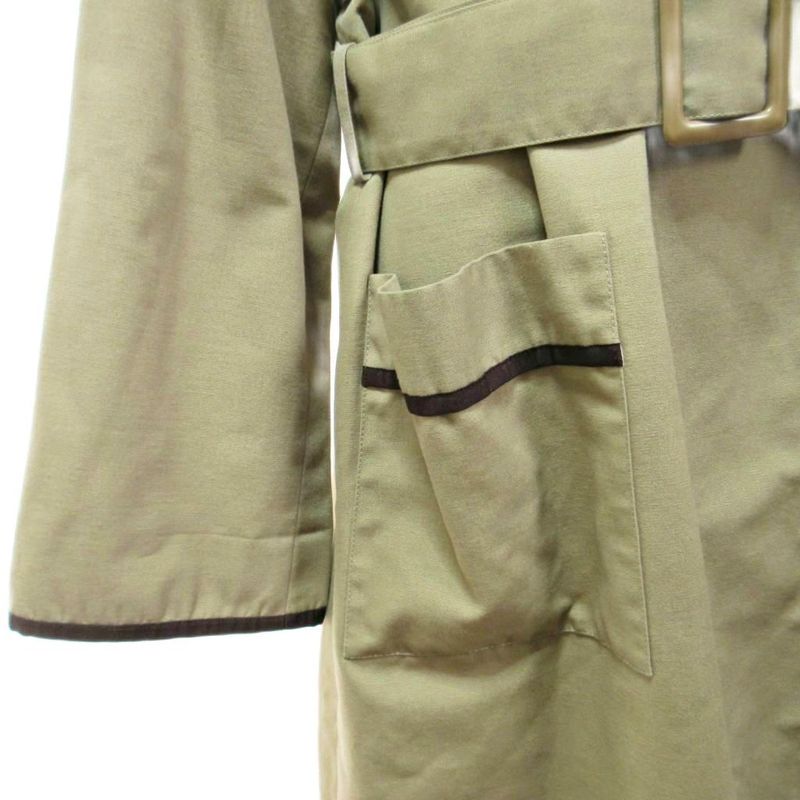 Christian Dior Christian Dior Vintage Wool Lined Belted Coat Jacket 11 Beige