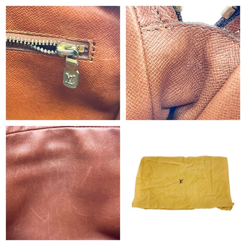 Louis Vuitton M51825 Monogram PVC Marly Dragonne GM Second Bag Brown 530153