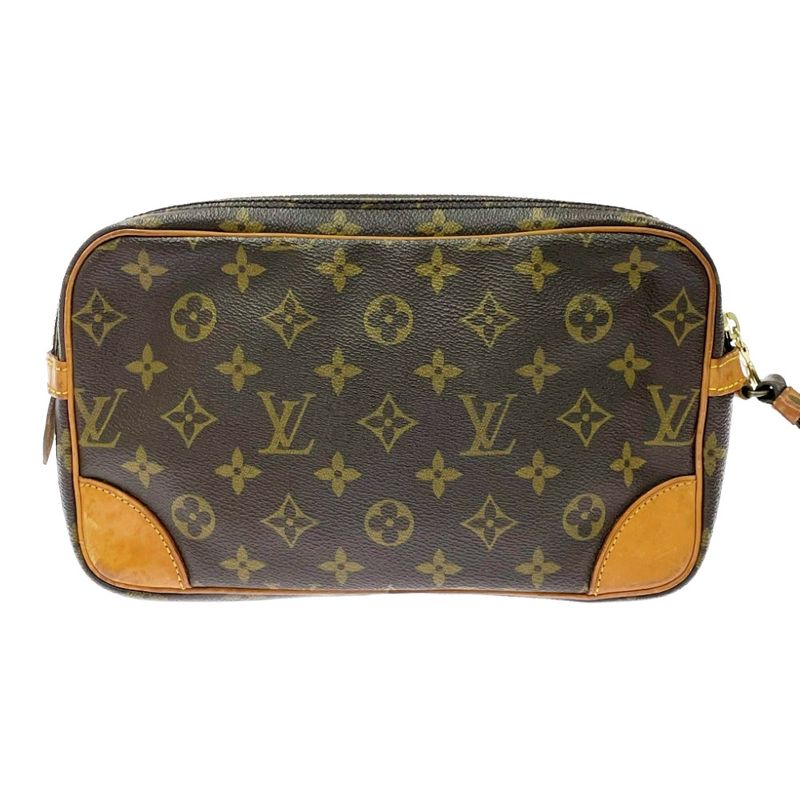 Louis Vuitton M51825 Monogram PVC Marly Dragonne GM Second Bag Brown 530153