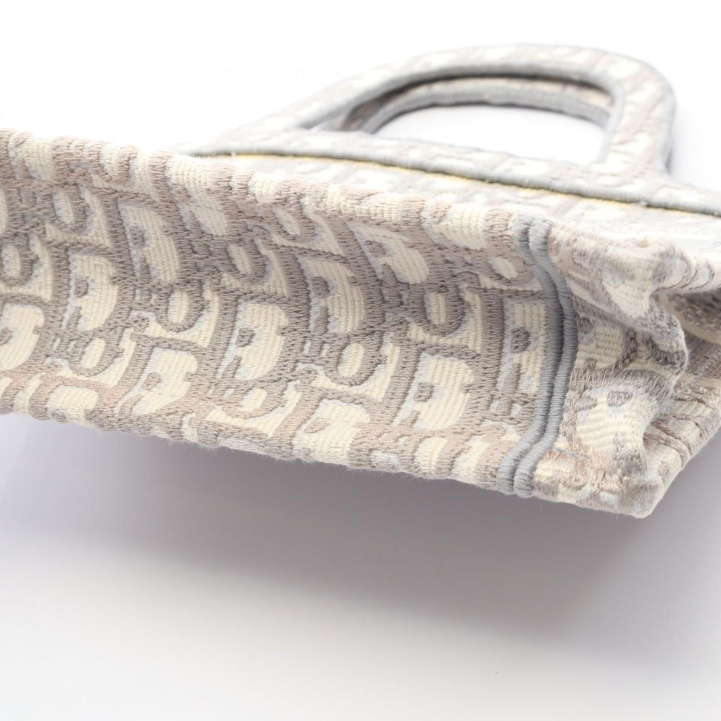 Dior Handbag Book Tote Mini Gray Canvas Book Tote Mini Ladies B