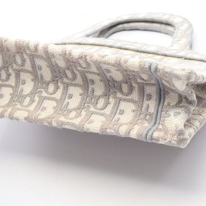 Dior Handbag Book Tote Mini Gray Canvas Book Tote Mini Ladies B