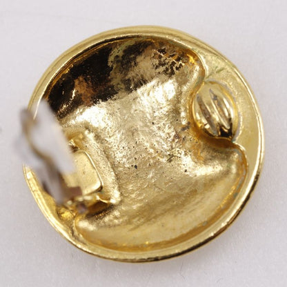 Chanel Coco Mark Vintage Gold Plated 93p Ladies 23.8g Earring