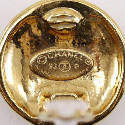 Chanel Coco Mark Vintage Gold Plated 93p Ladies 23.8g Earring