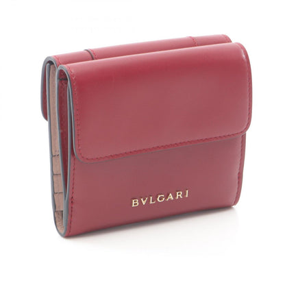 Bvlgari Trifold Wallet Serpenti Forever Red Leather Serpenti Forever W