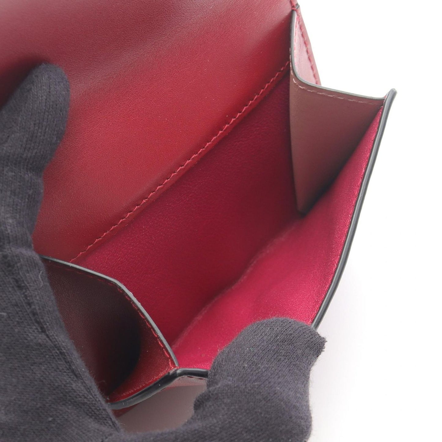 Bvlgari Trifold Wallet Serpenti Forever Red Leather Serpenti Forever W