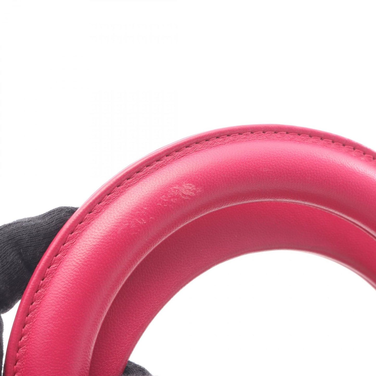 Dior Handbag Lady Dior Cannage Magenta Leather Lady Dior Cannage 2way Tote